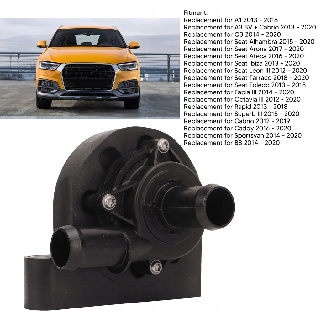 фото №6, Двигатель насос водяная wody 5q0965567 электрическая насос wody охлаждающие hf