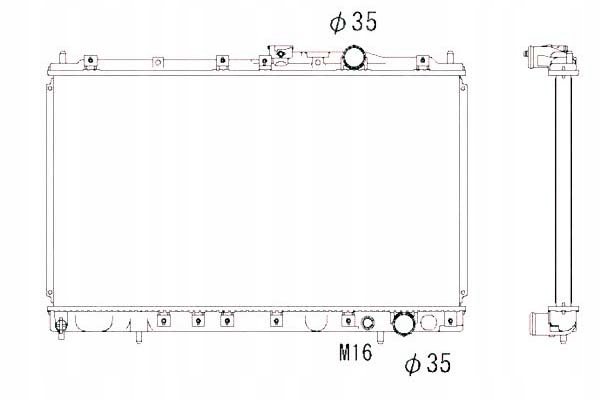 фото №1, Nrf радиатор mitsubishi galant