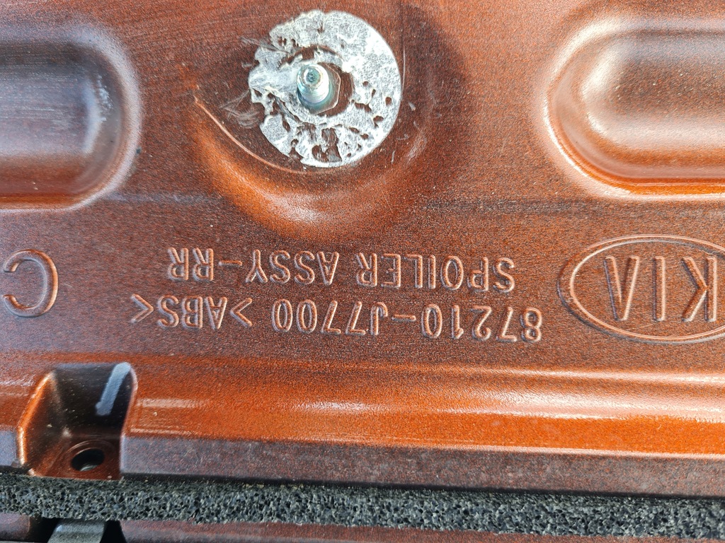 фото №8, Спойлер спойлер крышки задняя kiia proceed 87210-j7700