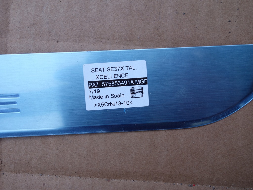 фото №3, Seat ateca молдинг накладка порог xcellence