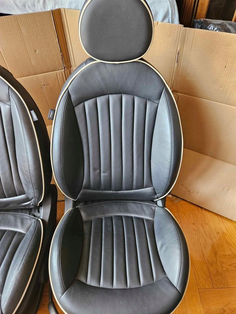 фото №7, Mini cooper r56 сидіння шкіра комплект стан bdb r50