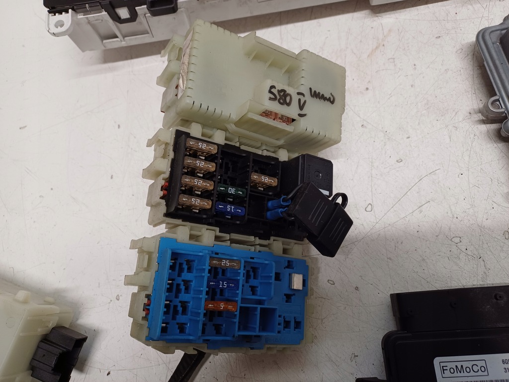 фото №6, Volvo s80 2 ii 06- 2.4 дизель d5 набор стартовый иммобилайзер счетчик бортовой компьютер uk