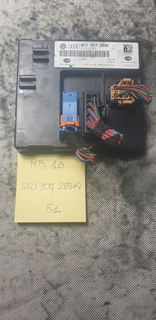 фото №1, Модуль комфорта audi a6 c6 4f0907289g