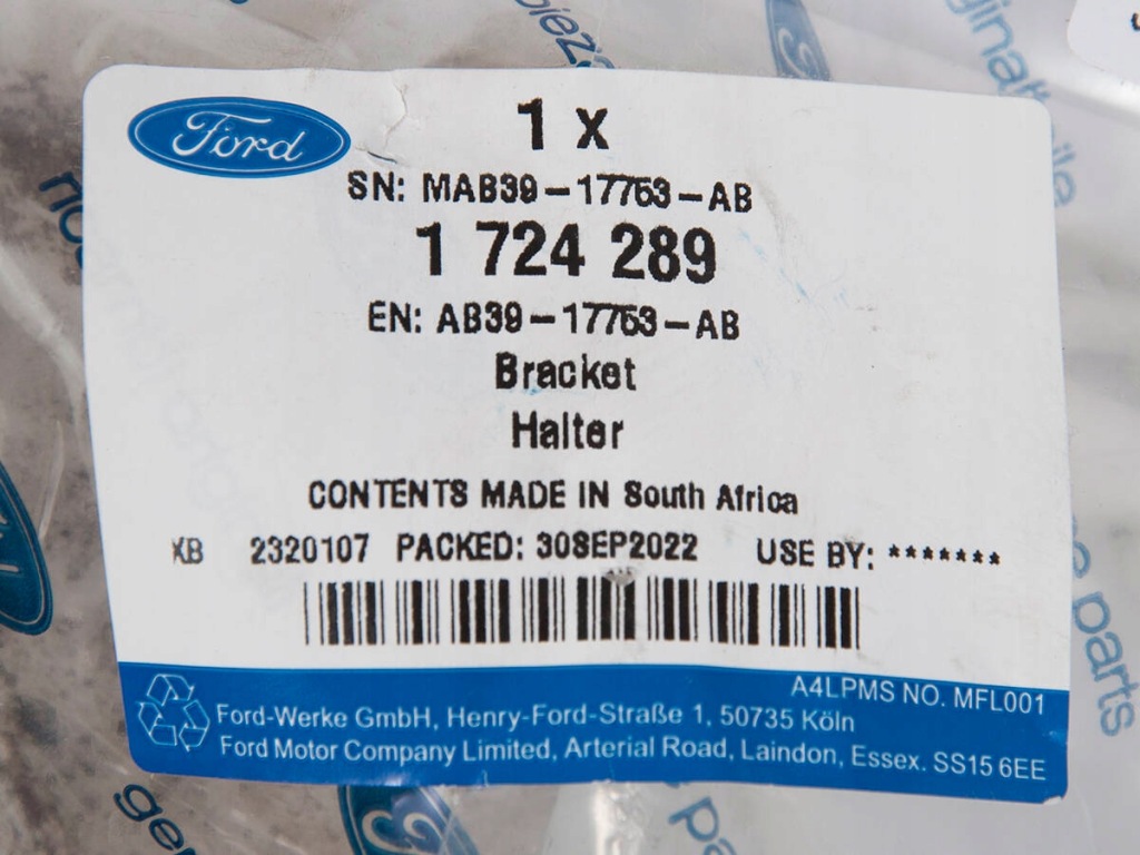 фото №9, Направляющая pod фара lh ford ranger mk5 2011-15 оригинальный номер