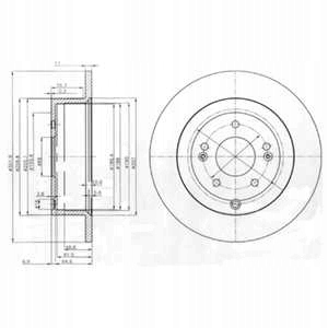 фото №3, Тормозные диски тормозные колодки задняя delphi hyundai santa fé ii