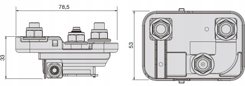 фото №11, Клемма плюсовая с розетка предохранитель megaval коробка корпус автомобильный