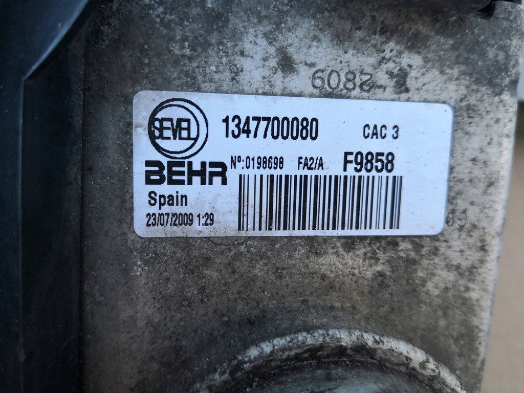 фото №7, Fiat ducato 06- 2.3 3.0 радиатор комплект вентилятор