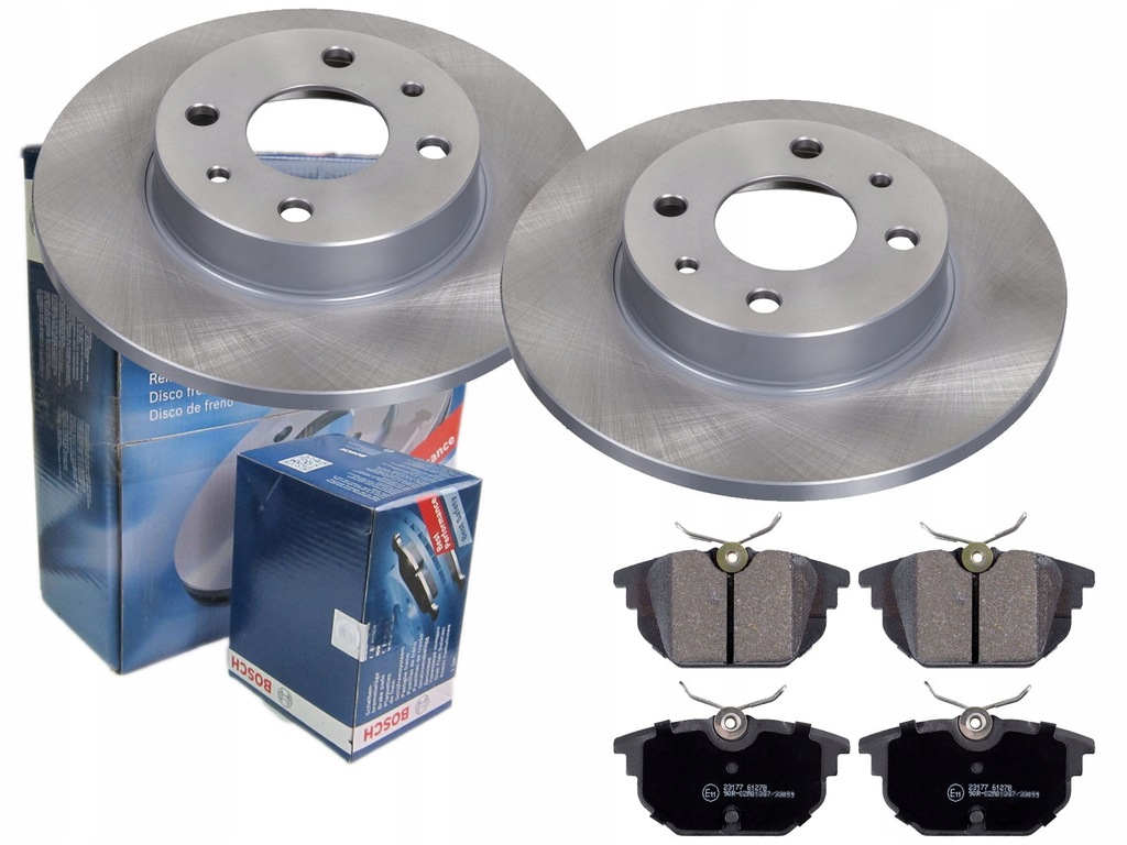 фото №1, Тормозные диски тормозные колодки bosch задняя punto i alfa romeo 155