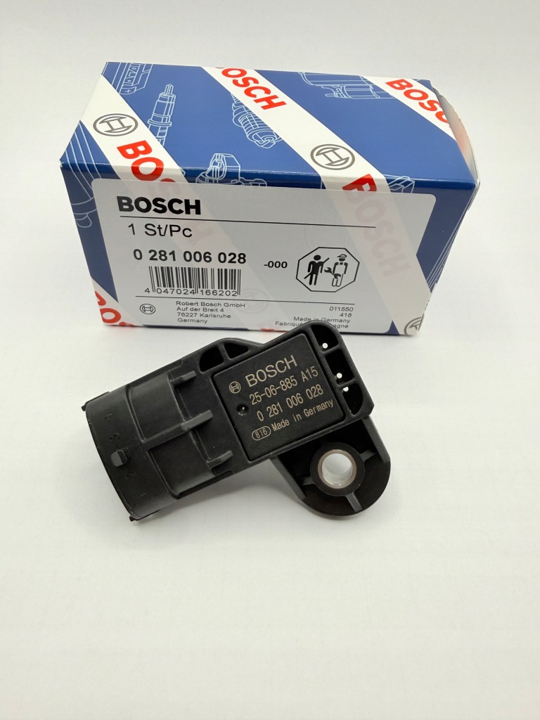 фото №6, Датчик тиску наддуву map датчик bosch 281 006 028 opel vauxhall