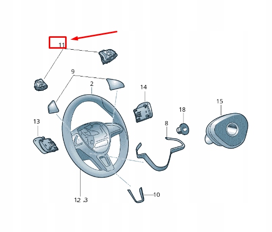 фото №10, Skoda karoq nu кермо wheel багатофункціональний buttons 3v0919719cwhs