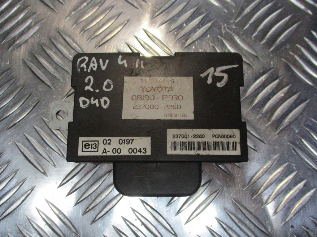 фото №1, Модуль сигнализация toyota rav4 ii 2.0 d4d 08190-12930