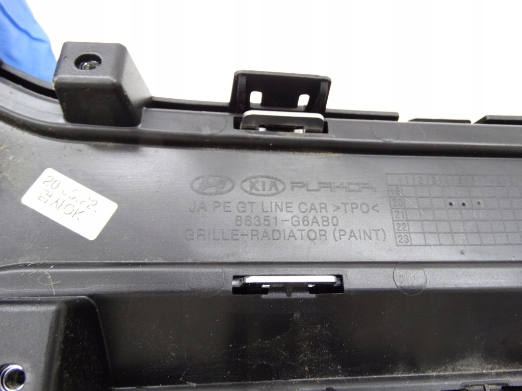 фото №10, Kia picanto iii gt-line lift 21- решітка радіатора 86351-g6ab0