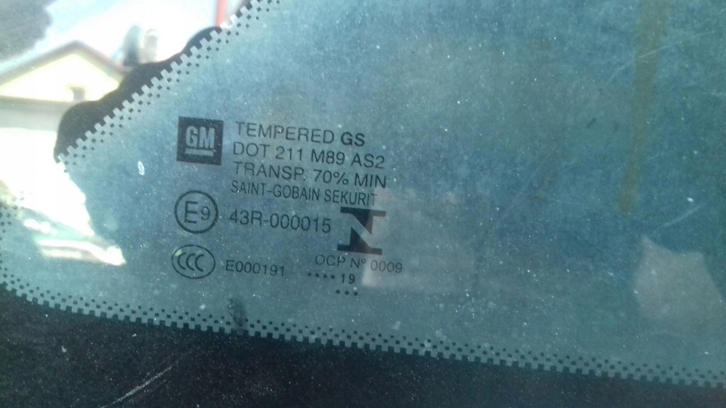 фото №4, Стекло кузовная правый задняя opel crossland x