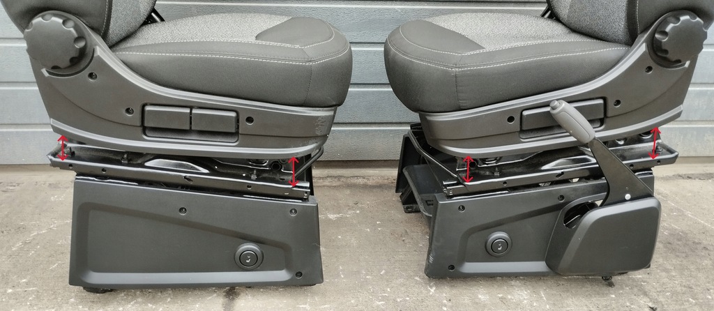 фото №10, Сидіння сидіння лівий + правий комплект ducato boxer jumper promaster 23r подушка безпеки