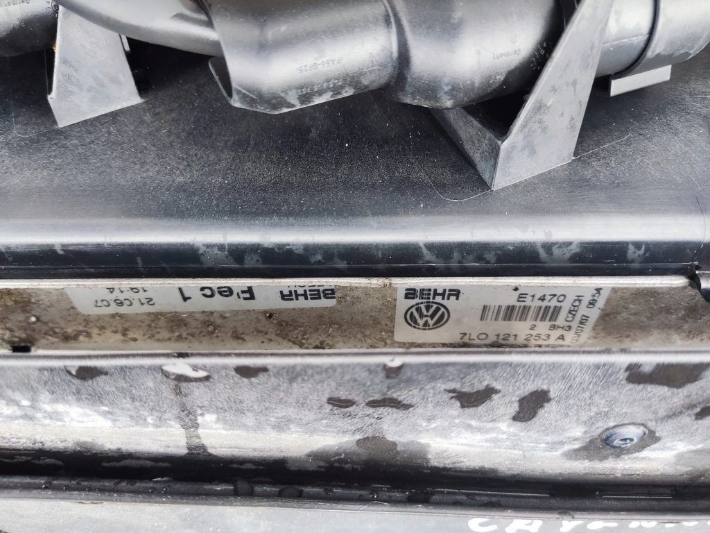 Ремень перед комплект радиатор вентилятор porsche cayenne 1 4.8 v8 2007-09 рестайлинг Доставка