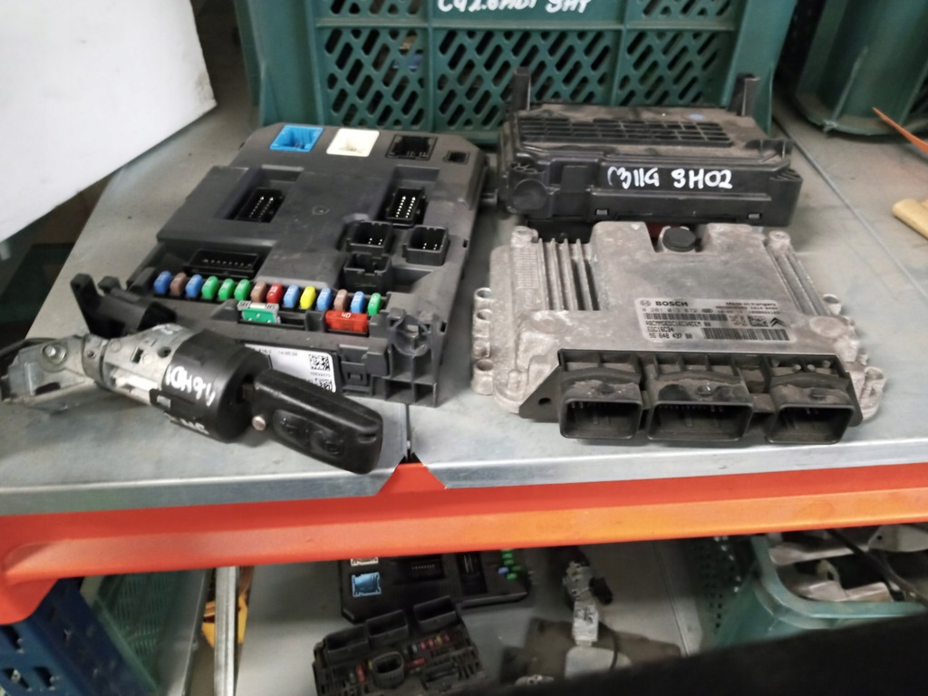 фото №1, Citroen c3 ii 1.6 hdi блок управления двигателя набор