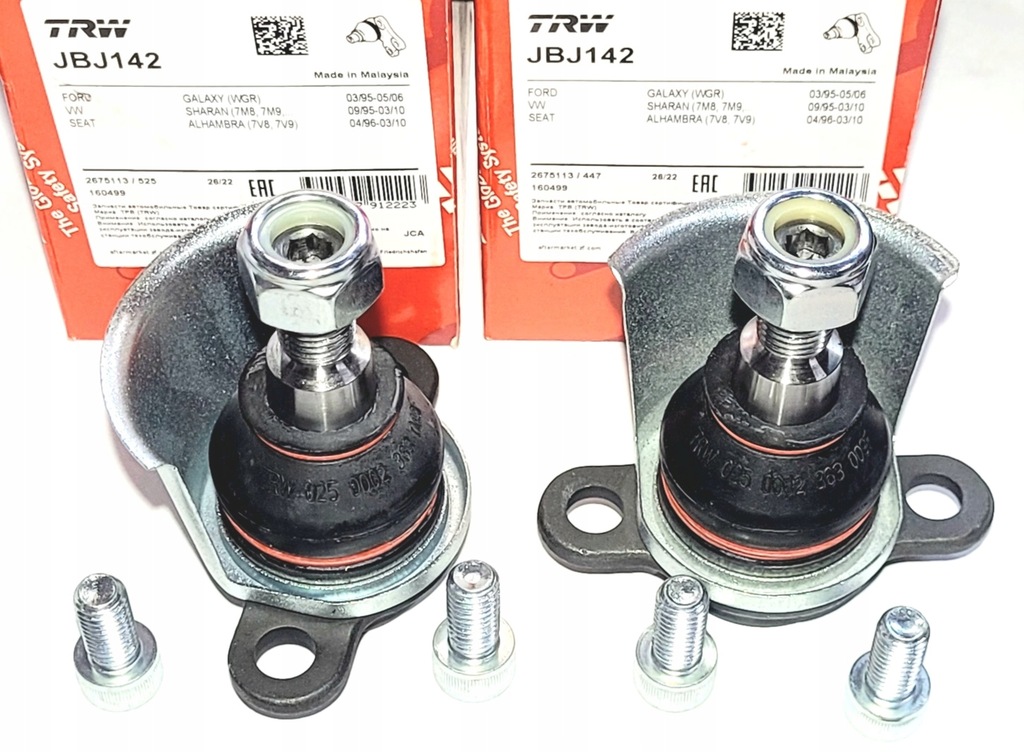 фото №1, 2× trw jbj142 шарнир крепёжный / направляющая