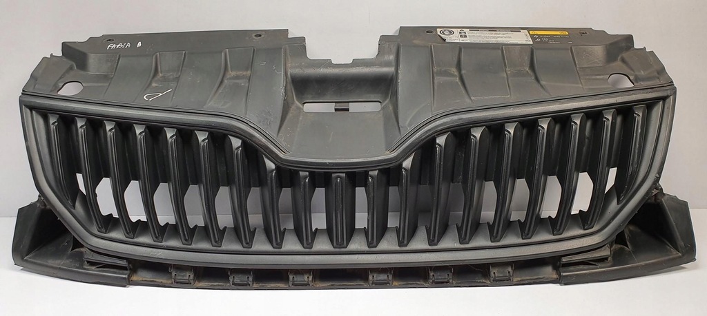 фото №1, Решётка радиатора решётка радиатора бампера skoda fabia 3 iii 6v0853653a