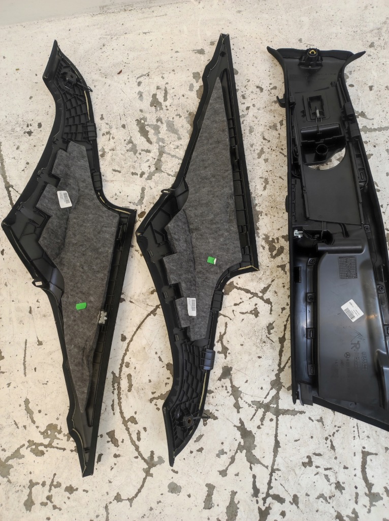 Защита обшивка стойка чёрный amg s klasa w222 222 в Украине