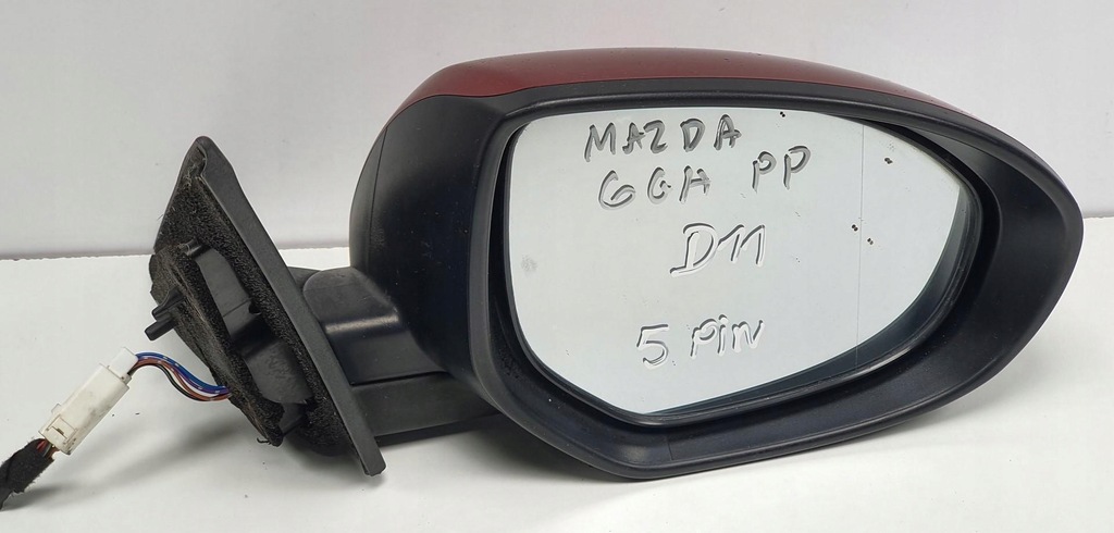 фото №9, Зеркало правое 5 pin mazda 6 gh