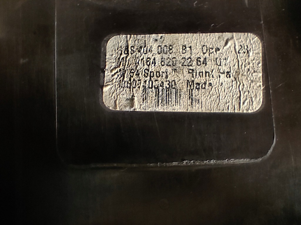 фото №6, Лампа задняя задняя правая mercedes ml w164 тонированная