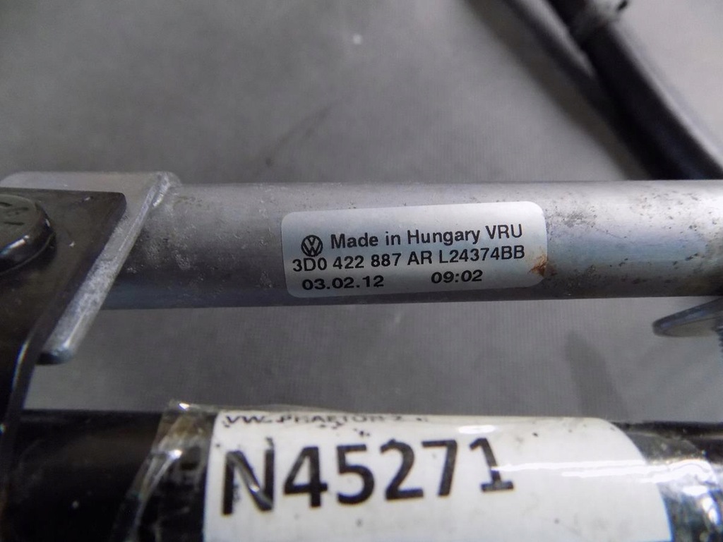 фото №3, Vw phaeton шланг трубка 3d0422887ar