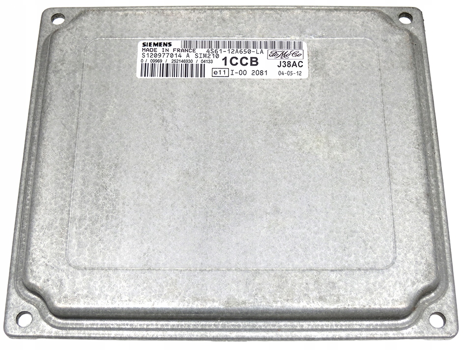 фото №1, Ecu ford fusion 4s61-12a650-la s120977014 a 1cca