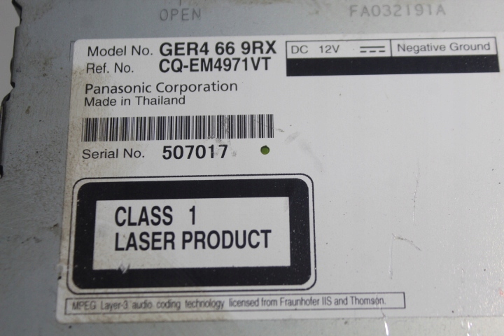 фото №3, Радіо mazda 6 ii