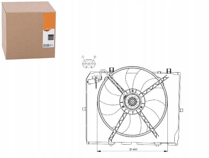 Купить Вентилятор радиатора mercedes w210 2,0-2,7cdi 98-
