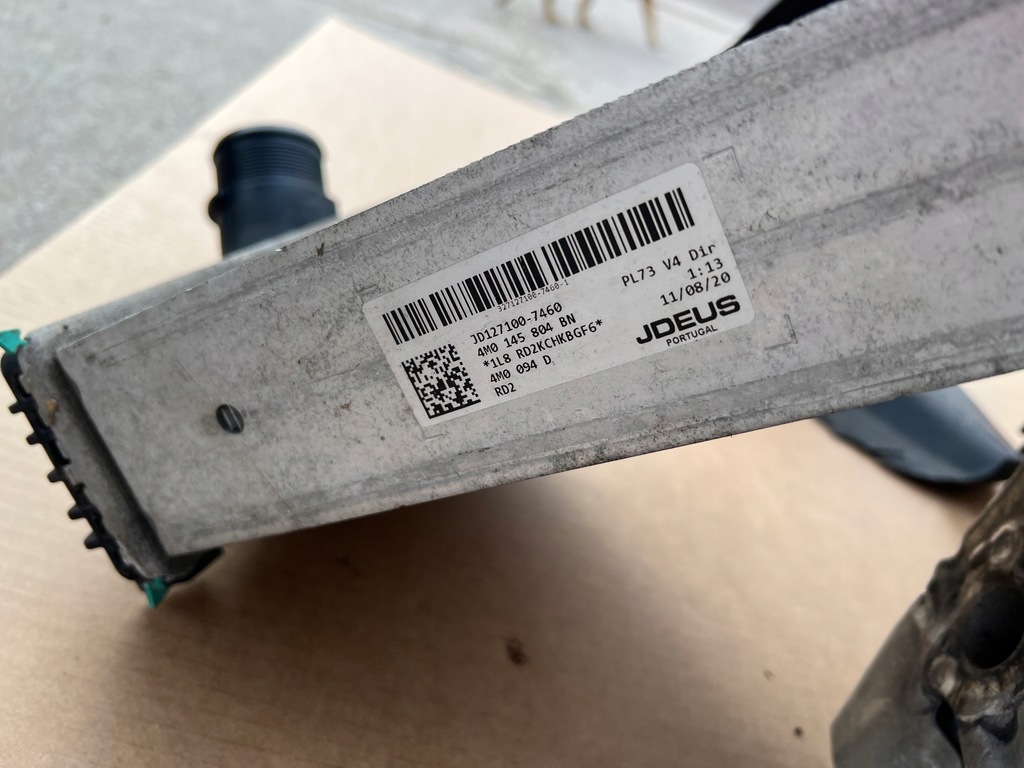 фото №10, Audi sq7 4m lift 2020 4,0 tdi pas передний радиатор интеркулер комплект