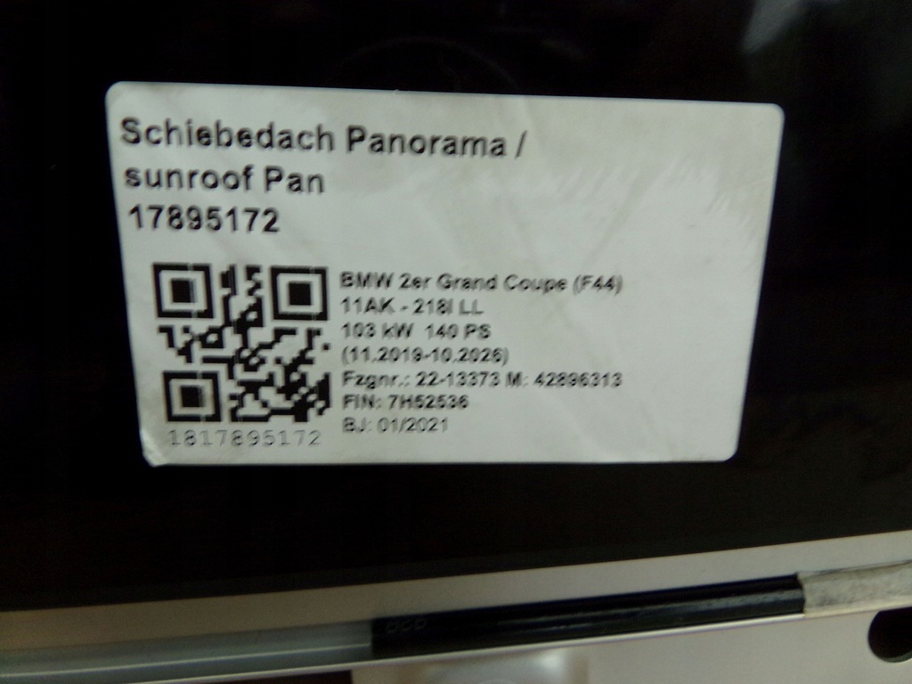 фото №10, Bmw f44 люк 9466553