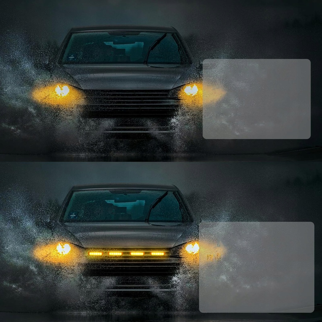 фото №7, 4szt лампы предупредительные stroboskopowa лампа led оранжевая pomoc эвакуатор