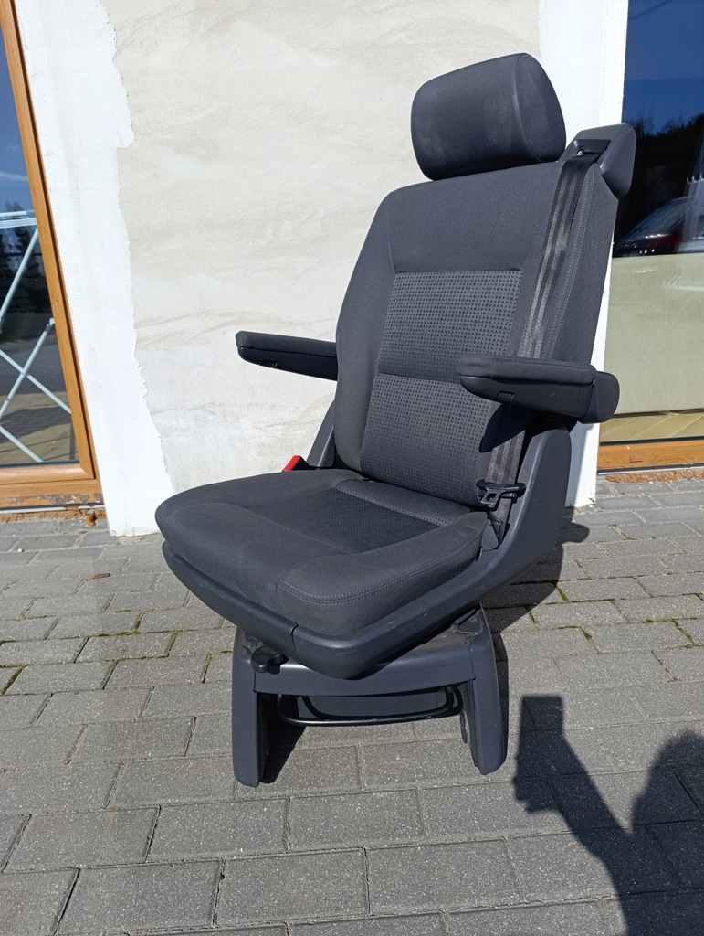 фото №9, Vw t5 t6 multivan сиденье поворотный второй/третий ряд czarny/antracyt