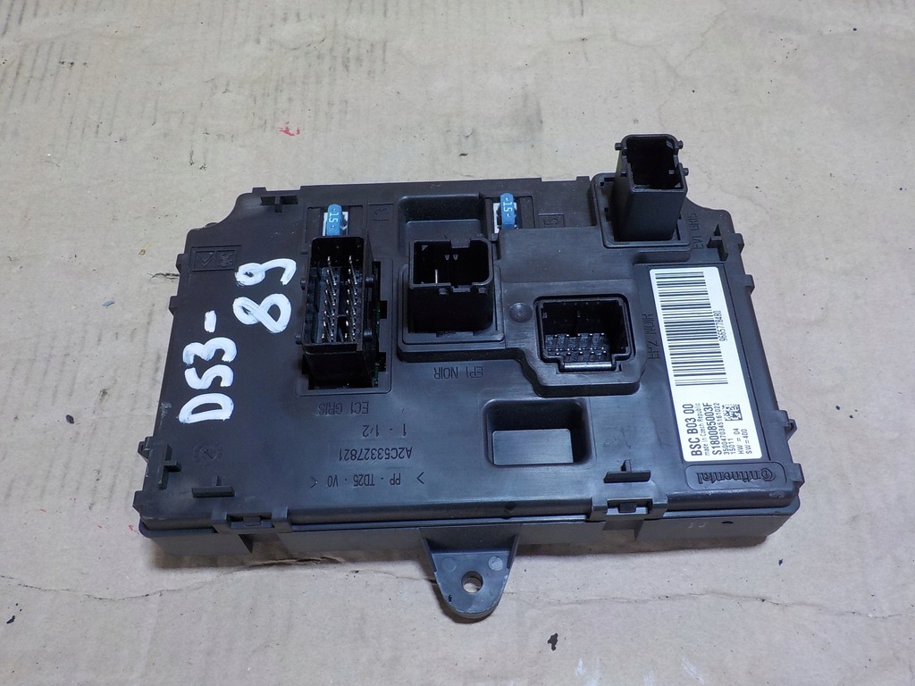 фото №1, Citroen ds3 модуль bsc s180085003f