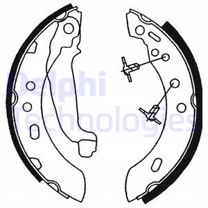 фото №1, Delphi ls1689 набір колодка гальмівних