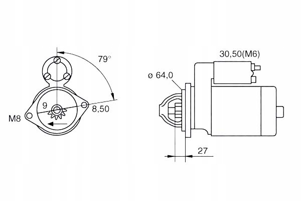 фото №2, Magneti marelli стартер alfa romeo mito 1.3 mul