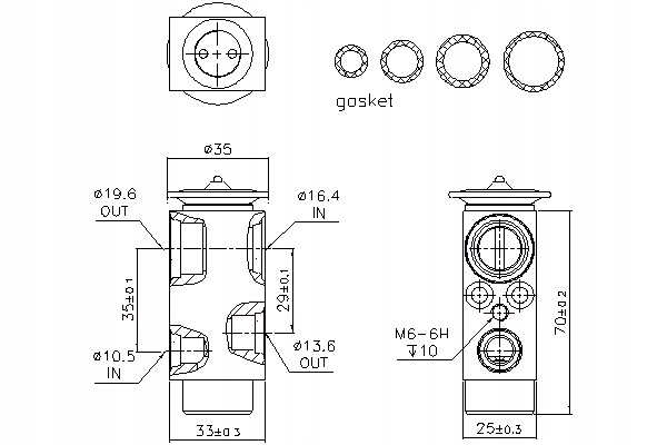 фото №2, Nissens 999352 клапан розширювальний, кондиціонер