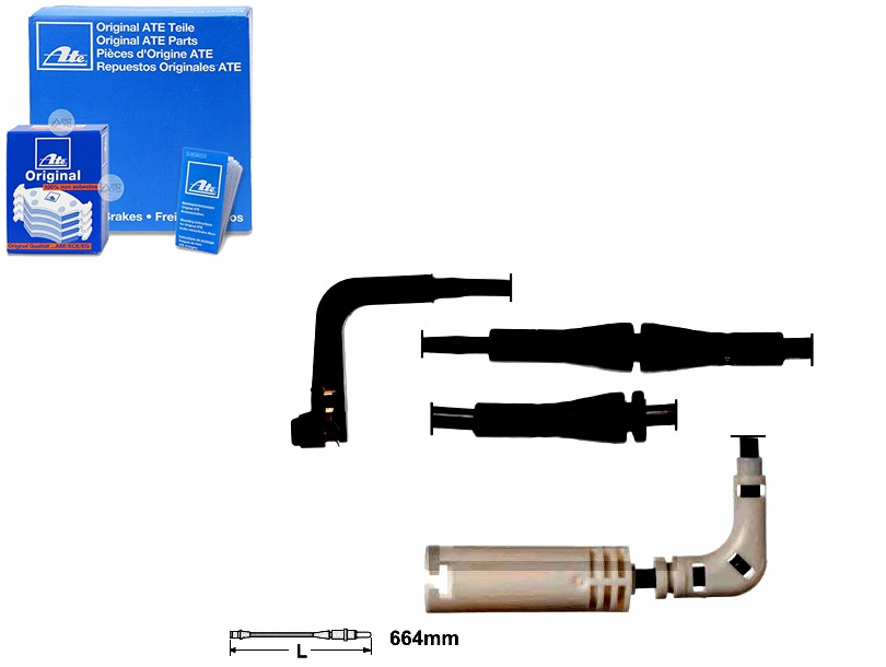 фото №1, Датчик зносу гальмівних колодок гальмівних ate 3435676429