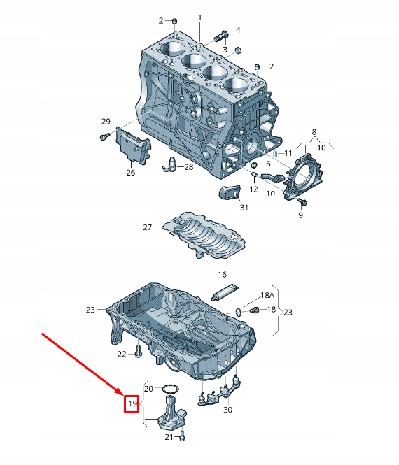 фото №1, Vw touran 5t oil level датчик 04c907660a