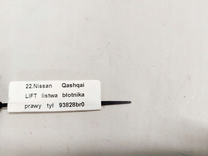 фото №6, Nissan qashqai молдинг крила правий задня 93828br0
