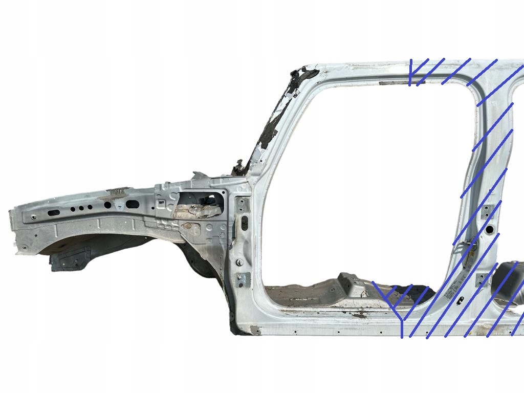 фото №1, Hummer h3 06-10r четверть передняя lh лонжерон