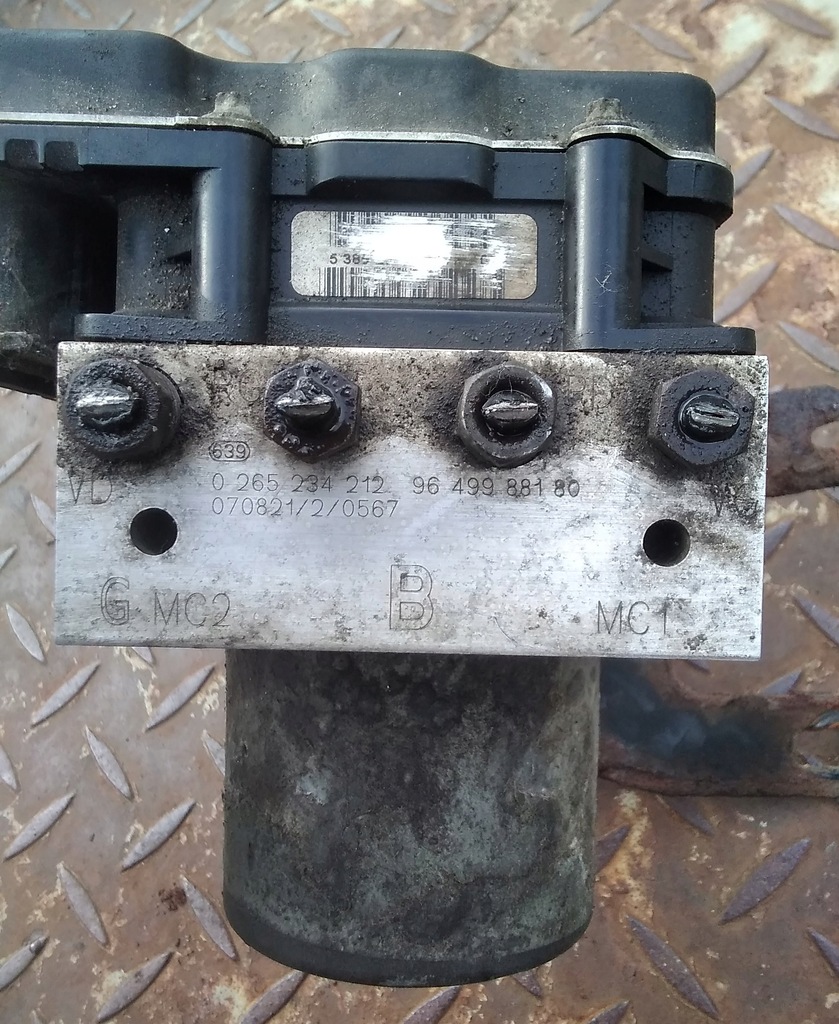 фото №4, Citroen jumpy ii насос abs 1401115680 0265234212 9649988180 0265950407