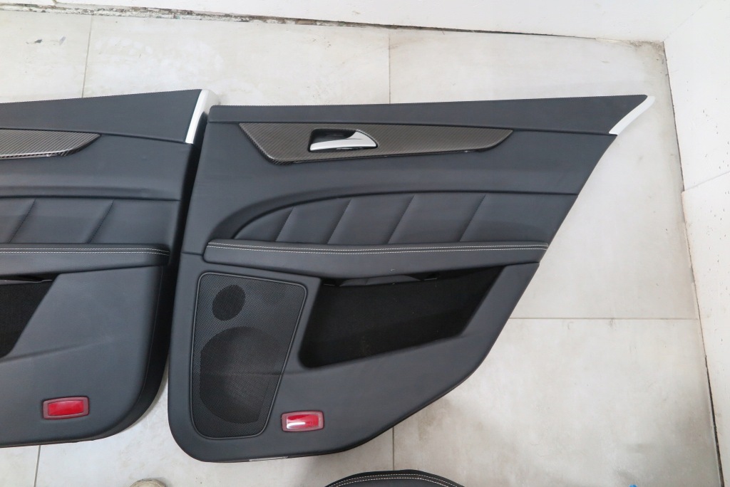 фото №6, Mercedes cls w218 lift kombi сиденья заднее сиденье обшивки чёрное комплект