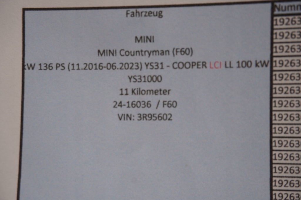 фото №7, Поворотний кулак важіль амортизатор mini f60 lci 6876210 11km