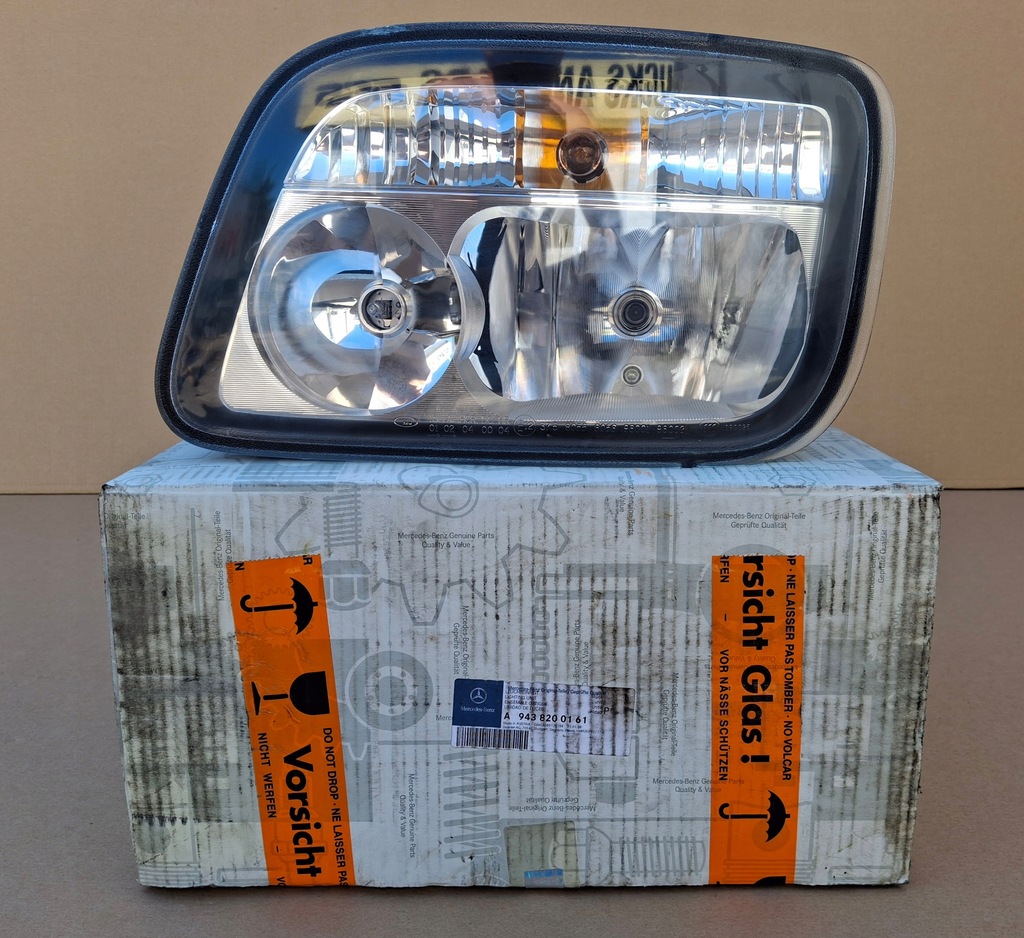 фото №9, Mercedes actros mp2 фара лівий новий оригінал лампа a9438200161