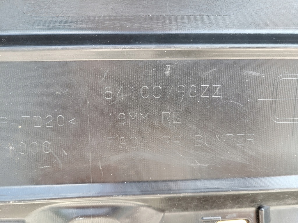 фото №8, Mitsubishi outlander iii lift 15- бампер задняя