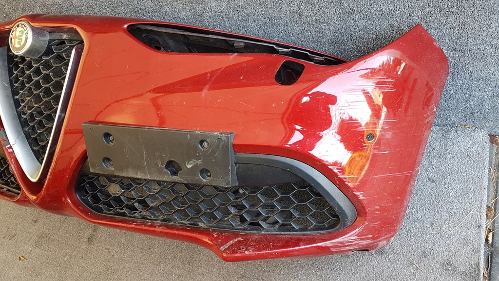 фото №3, Alfa romeo stelvio kompletny бампер перед