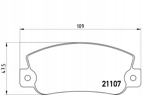 фото №1, Brembo тормозные колодки тормозной. fiat croma 85-96 задняя