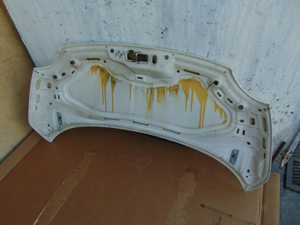 Капот кришка двигуна fiat 500 2 2007- білий демонтаж Оригінал