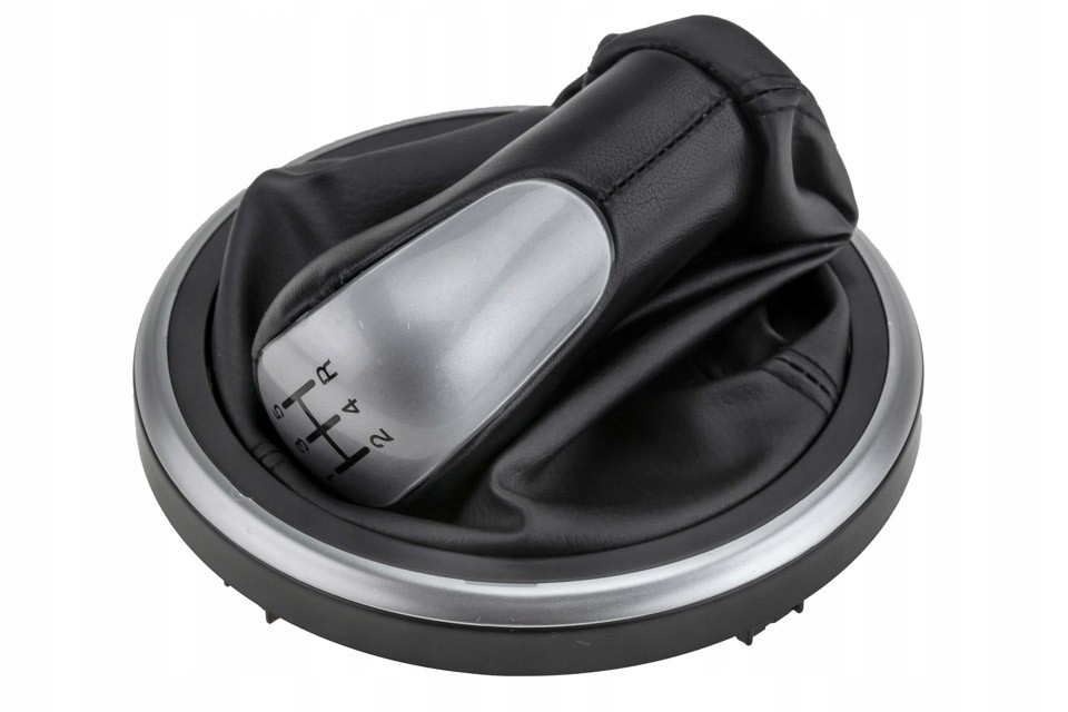 фото №1, Ручка + чехол переключения передач ford fiesta 2002-,fusion 02-/5 speed-srebrna